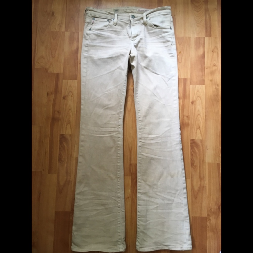 AG Adriano Goldschmied Tan Denim 29 Bootcut